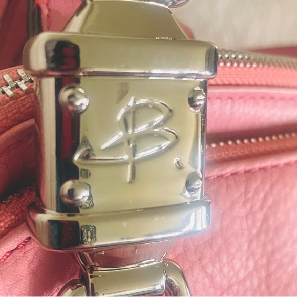 B. Makowsky Dusty Rose Leather Shoulder Bag - Picture 15 of 16